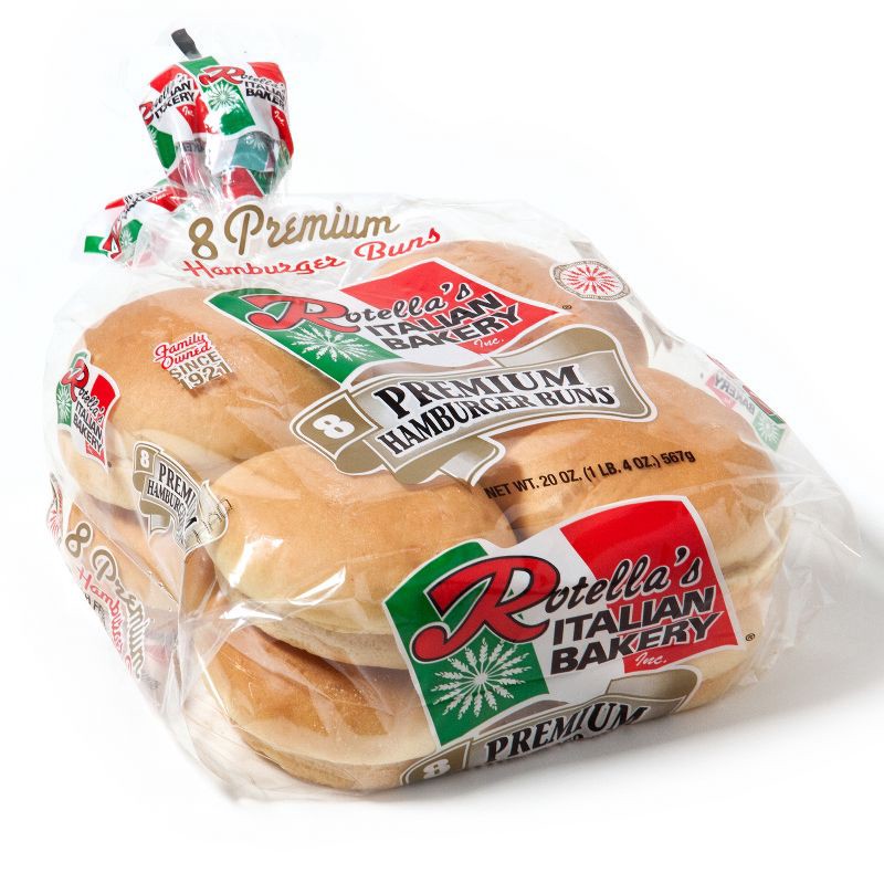 slide 1 of 1, Rotella's Italian Bakery Rotella's Italian Hamburger Buns - 20oz/8ct, 8 ct; 20 oz