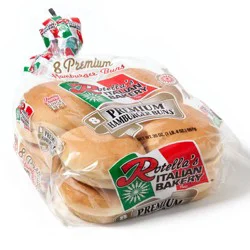 Rotella's Italian Bakery Rotella's Italian Hamburger Buns - 20oz/8ct
