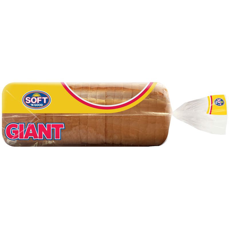 slide 5 of 7, Sunbeam Soft 'N Good Giant White Bread - 22oz, 22 oz