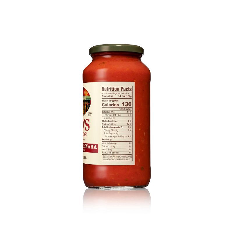 slide 4 of 5, Rao's Homemade Sensitive Formula Marinara Sauce Premium Quality All Natural Tomato Sauce & Pasta Sauce Keto Friendly Carb Conscious - 24oz, 24 oz