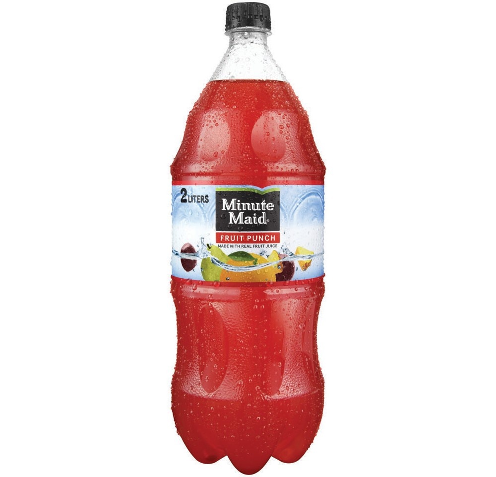 slide 3 of 3, Minute Maid Fruit Punch Bottle, 2 liter