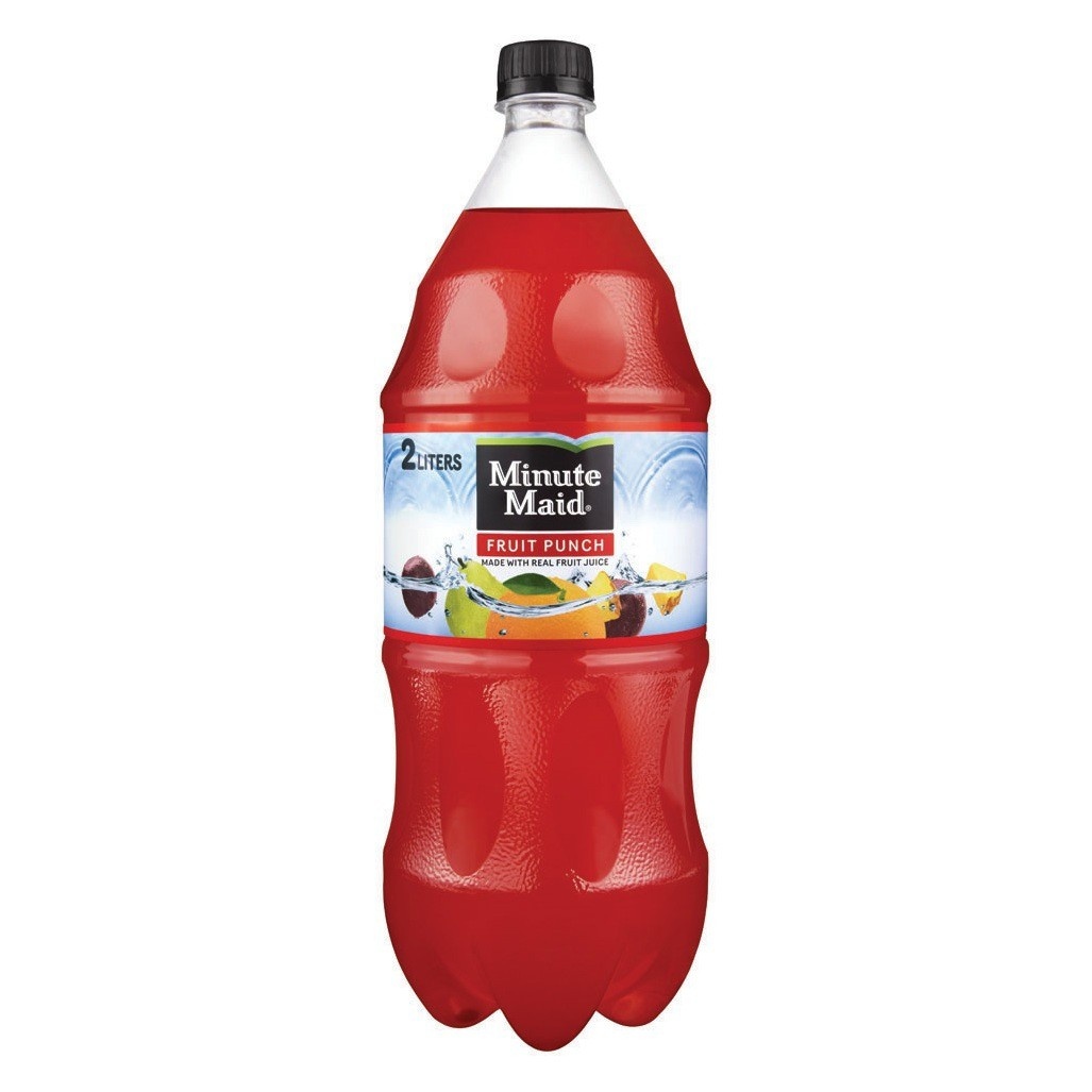 slide 1 of 3, Minute Maid Fruit Punch Bottle, 2 liter