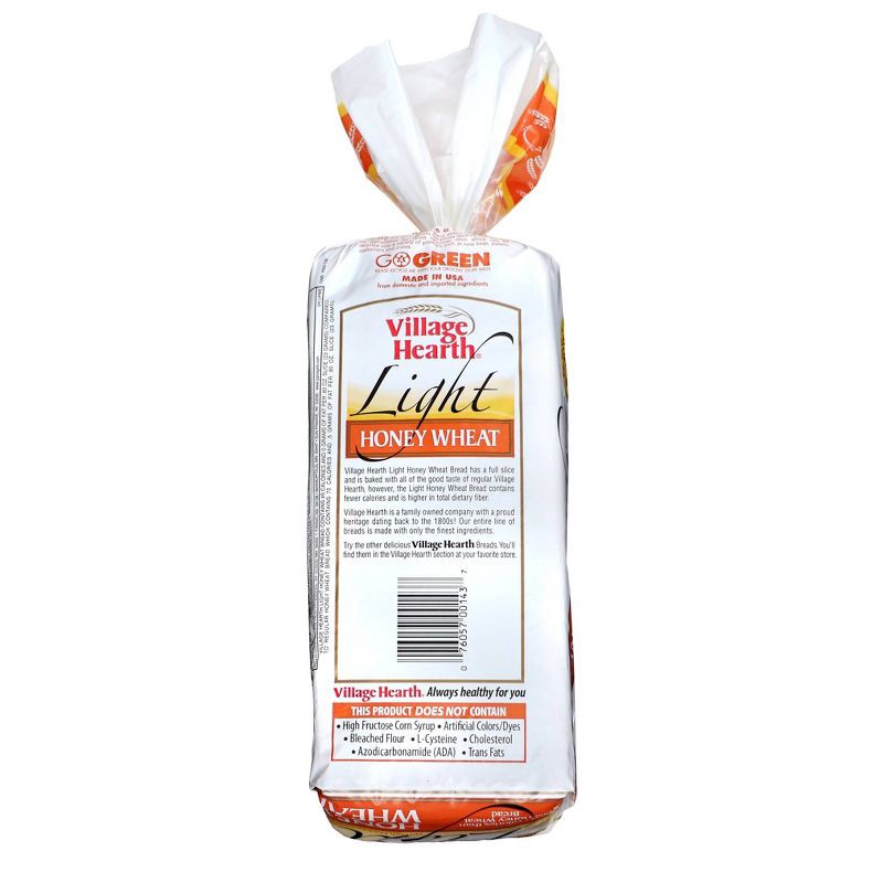 slide 3 of 4, Village Hearth Light Wheat Bread - 16oz, 16 oz