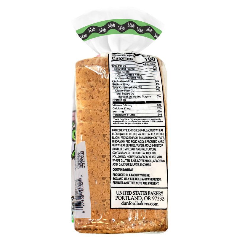 slide 2 of 3, Jack Spratt's Sprouted Wheat Bread - 24oz, 24 oz