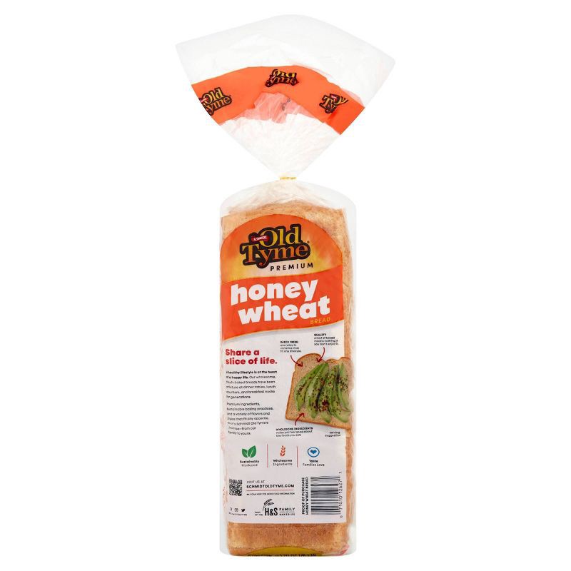 slide 3 of 4, Old Tyme Honey Wheat Bread - 20oz, 20 oz