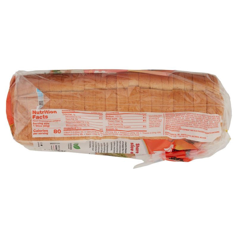 slide 4 of 4, Old Tyme Honey Wheat Bread - 20oz, 20 oz