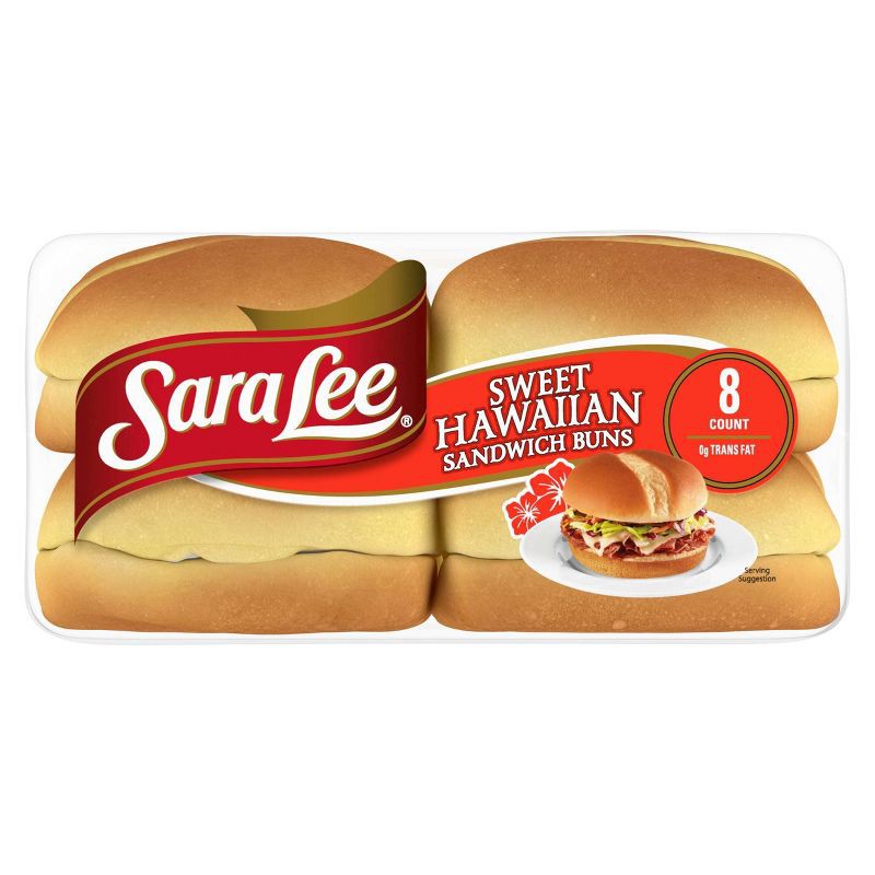 slide 6 of 11, Sara Lee Hawaiian Hamburger Buns - 18oz, 18 oz