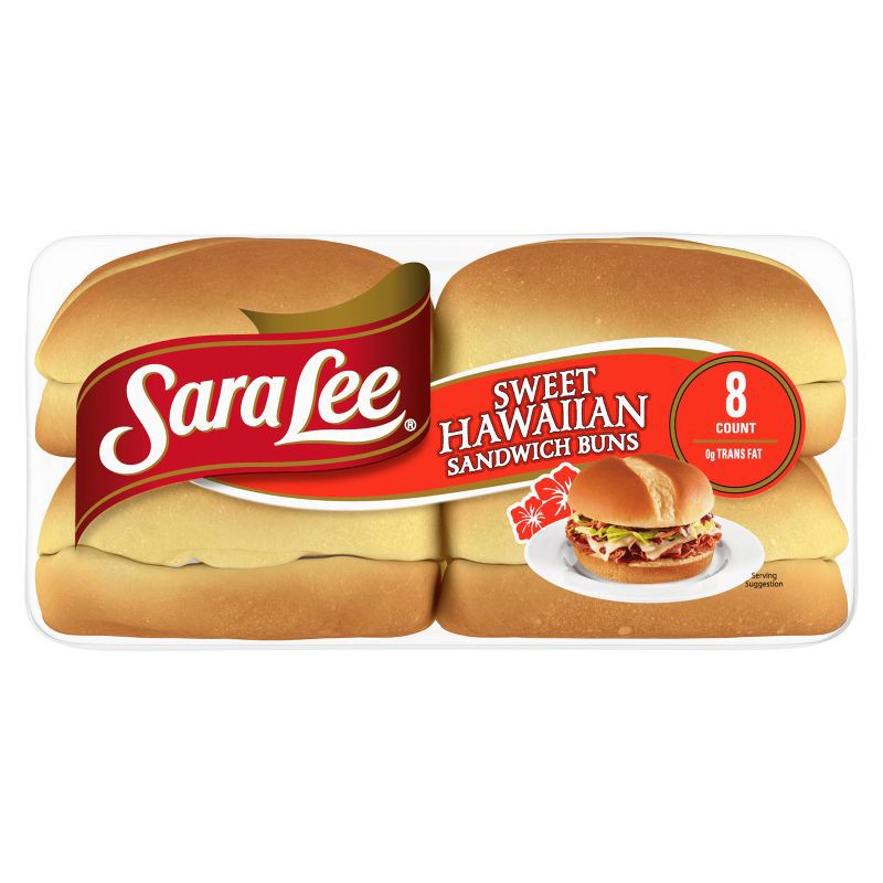 slide 8 of 11, Sara Lee Hawaiian Hamburger Buns - 18oz, 18 oz