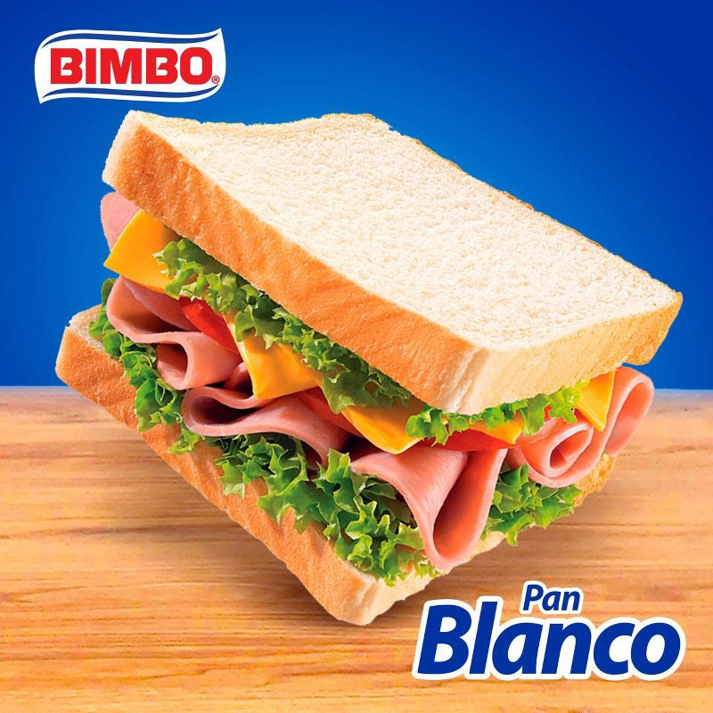 slide 4 of 13, Bimbo Large White Bread - 24oz, 24 oz