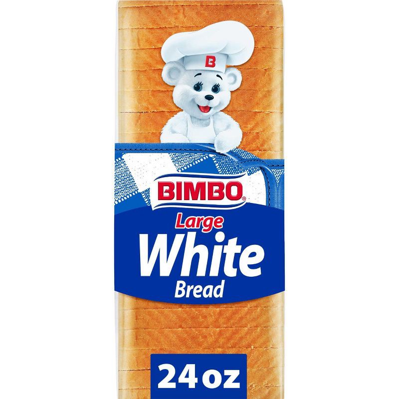 slide 1 of 13, Bimbo Large White Bread - 24oz, 24 oz