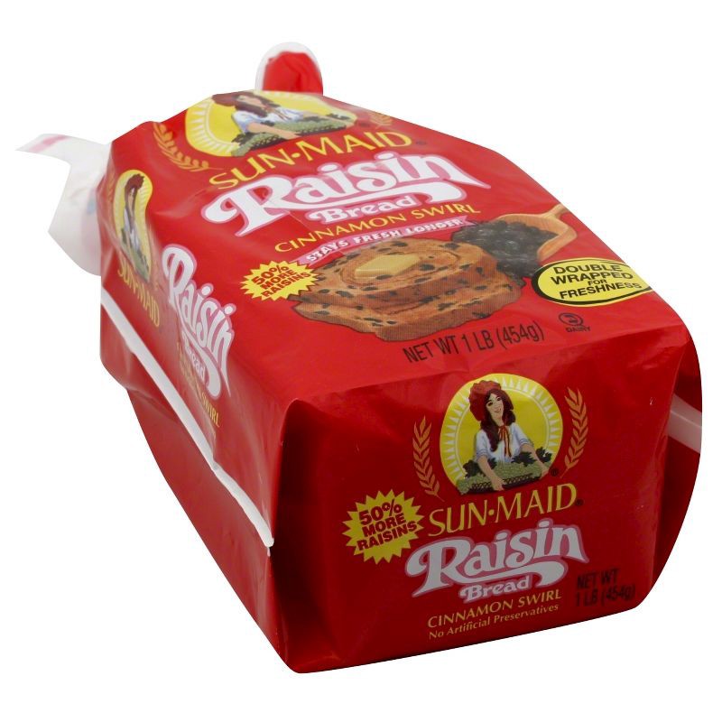 slide 1 of 1, Sun-Maid Sunmaid Cinnamon Raisin Bread - 16oz, 16 oz