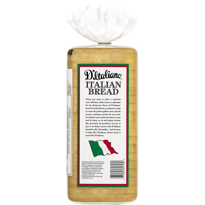 slide 2 of 11, D'Italiano D'Italianto Italian Bread - 20oz, 20 oz