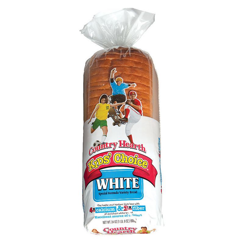 slide 1 of 4, Country Hearth Kid's Choice White Bread - 24oz, 24 oz