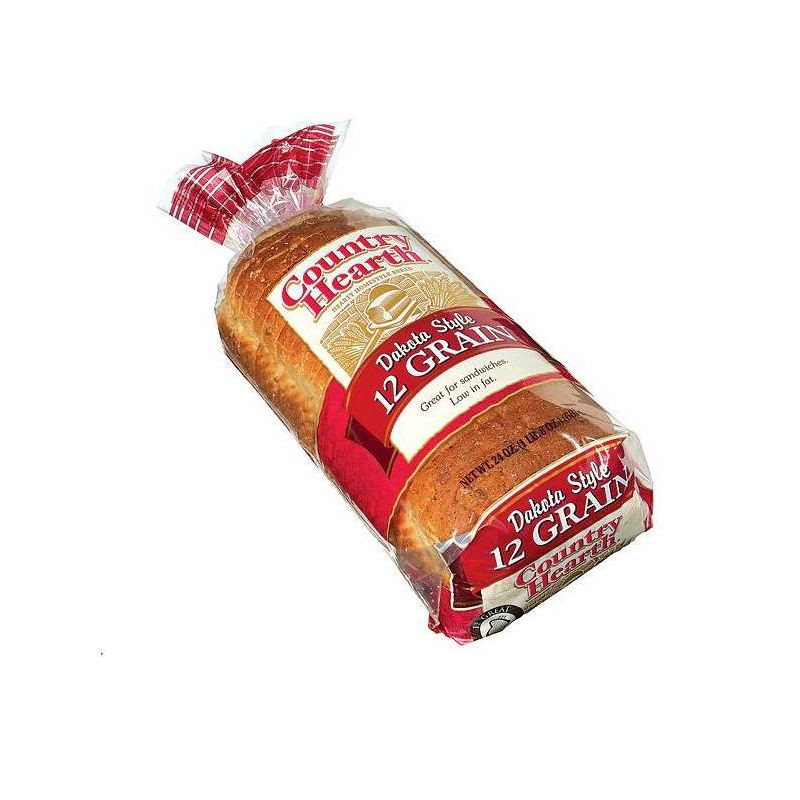 slide 2 of 4, Country Hearth Dakota Style 12 Grain Bread - 24oz, 24 oz