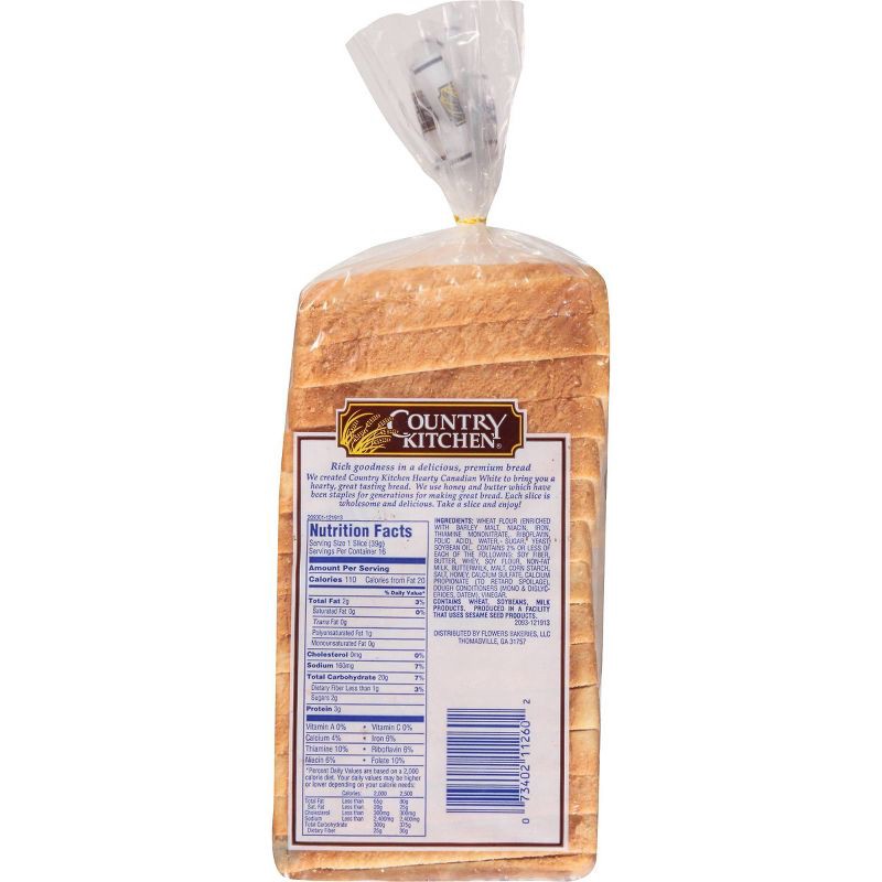 slide 4 of 10, Country Kitchen Canadian White Bread - 20oz, 20 oz