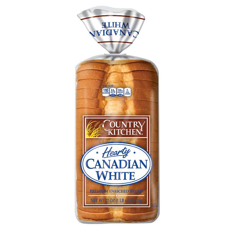 slide 1 of 10, Country Kitchen Canadian White Bread - 20oz, 20 oz