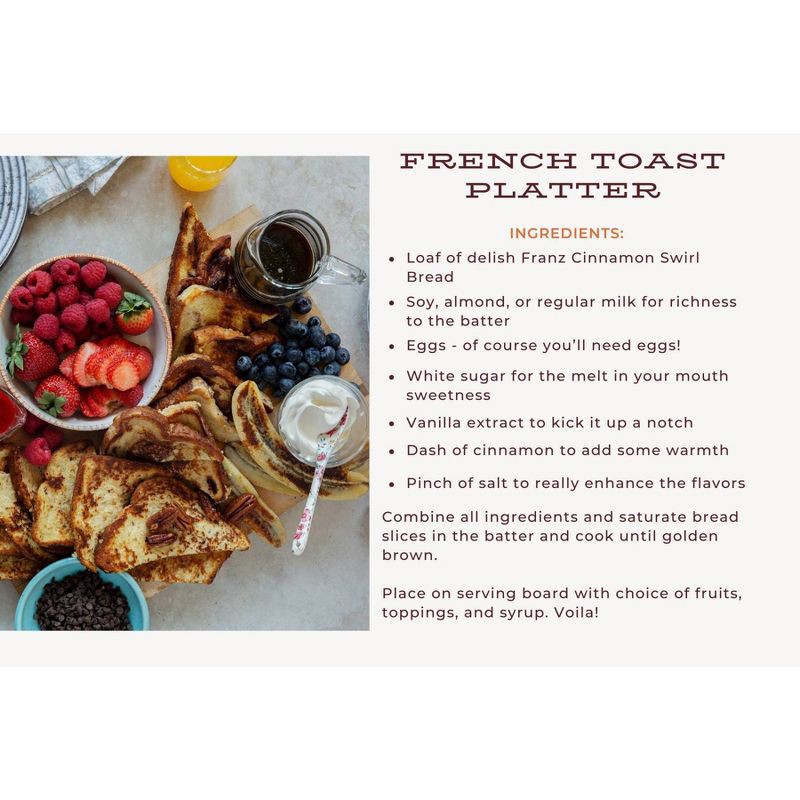 slide 3 of 4, Franz Cinnamon Swirl Bread - 20oz, 20 oz