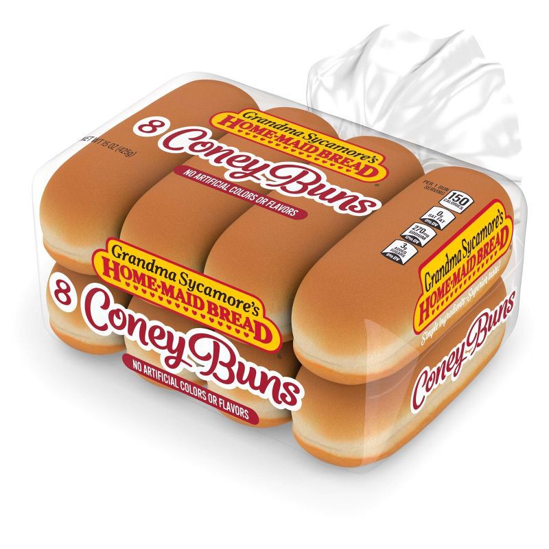 slide 2 of 10, Grandma Sycamore's Hot Dog Buns - 15oz, 15 oz