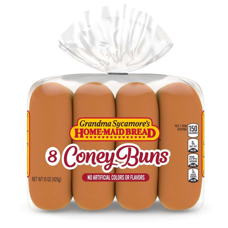 slide 6 of 10, Grandma Sycamore's Hot Dog Buns - 15oz, 15 oz