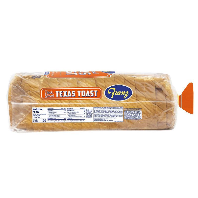 slide 2 of 3, Franz Thick Sliced Texas Toast Sandwich Bread - 24oz, 24 oz