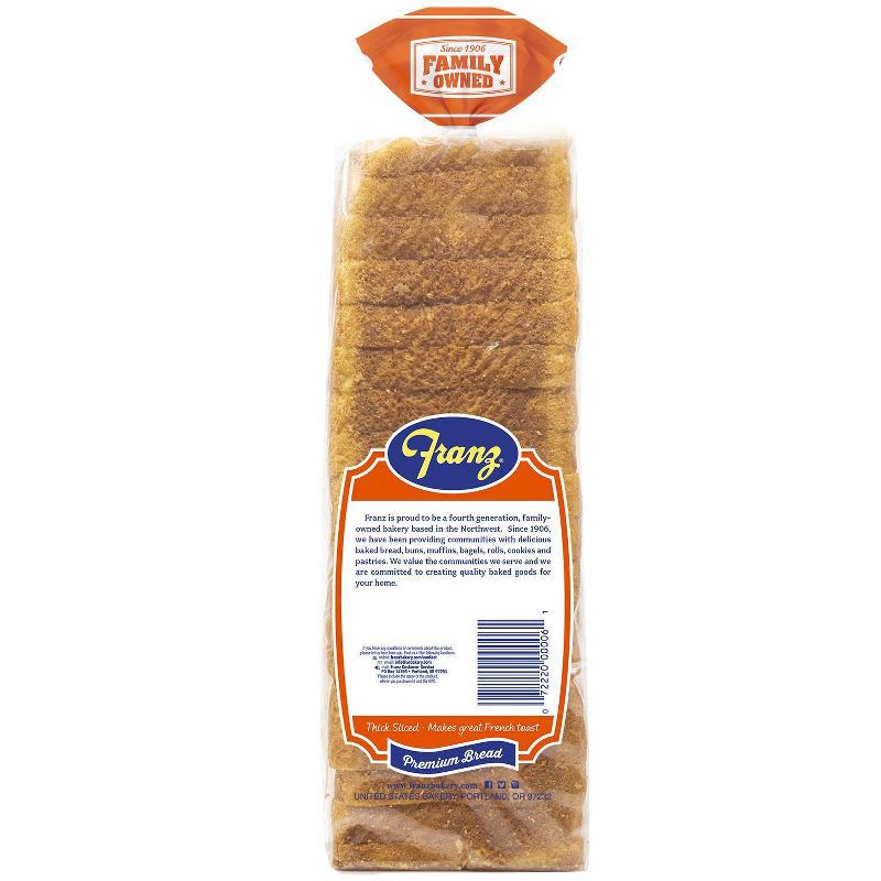 slide 3 of 3, Franz Thick Sliced Texas Toast Sandwich Bread - 24oz, 24 oz