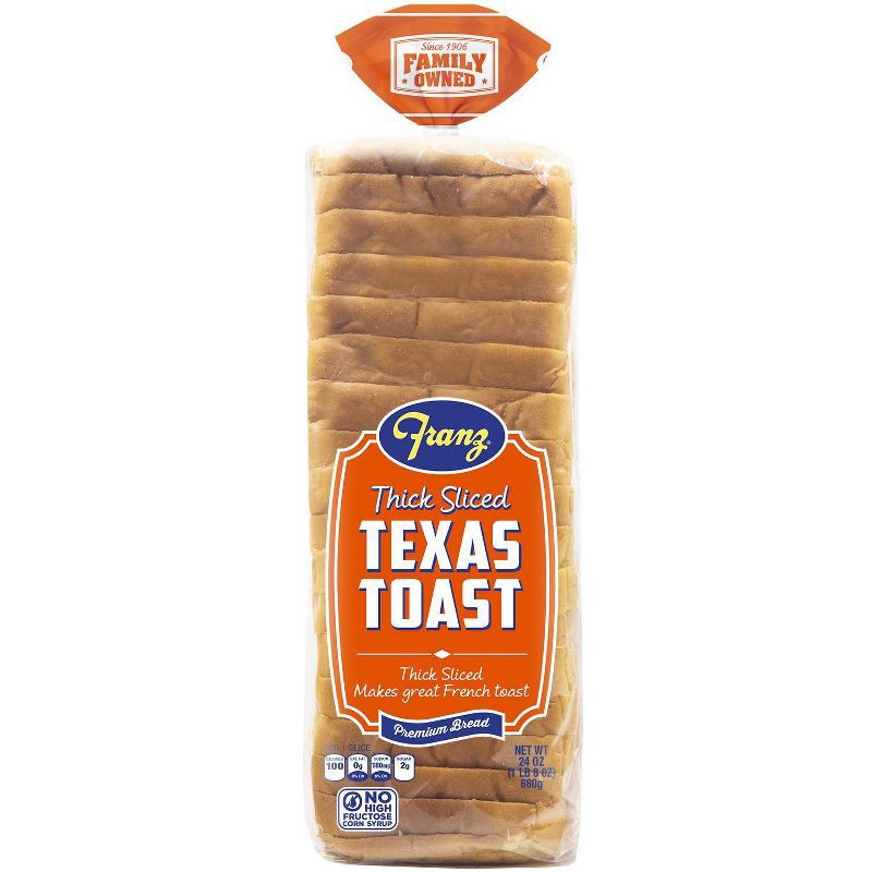 slide 1 of 3, Franz Thick Sliced Texas Toast Sandwich Bread - 24oz, 24 oz