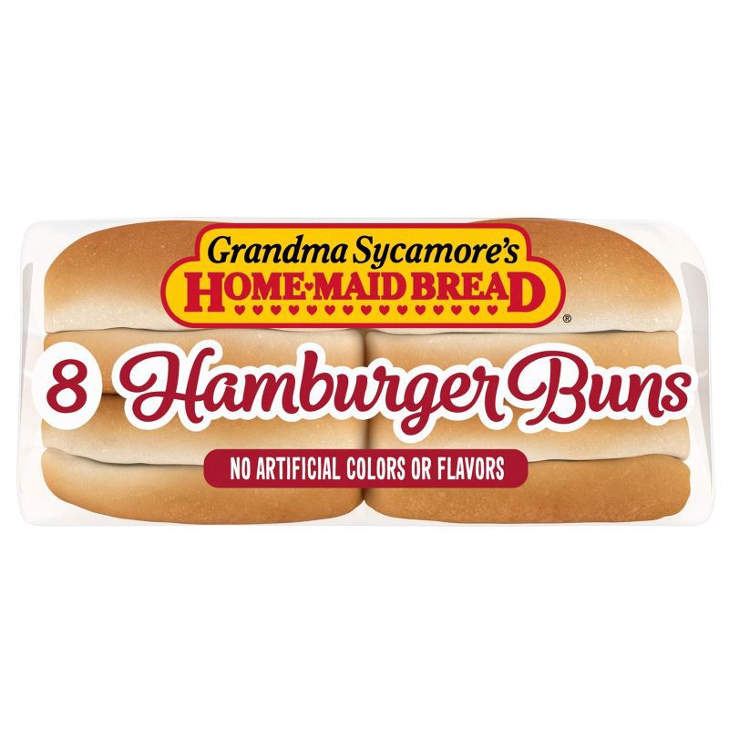 slide 9 of 10, Grandma Sycamore's Hamburger Buns - 18oz, 18 oz