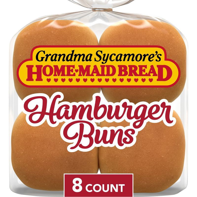 slide 1 of 10, Grandma Sycamore's Hamburger Buns - 18oz, 18 oz