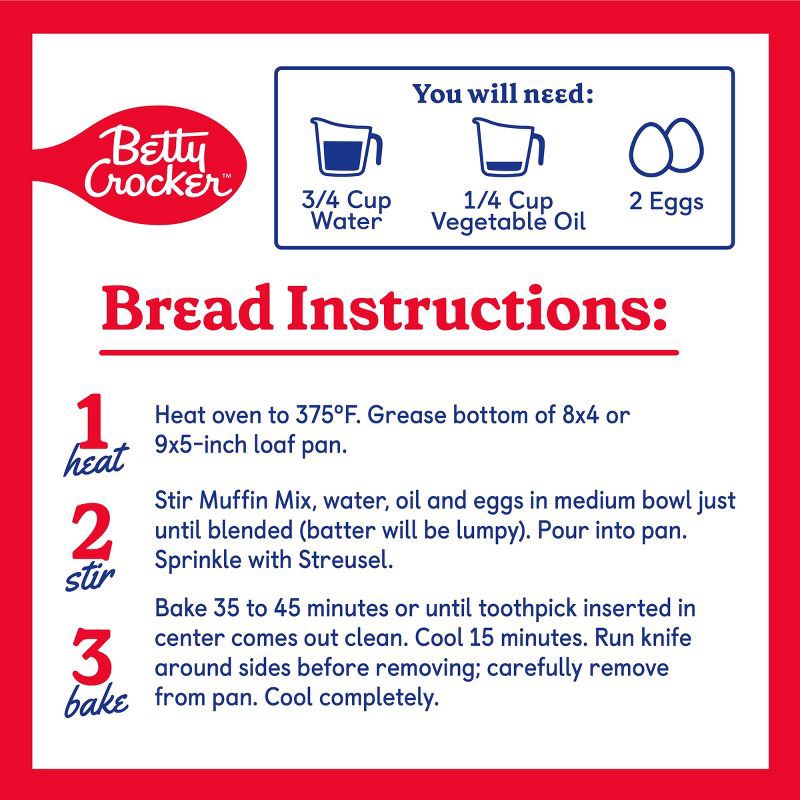 slide 5 of 10, Betty Crocker Lemon Poppy Seed Muffin Mix - 14.5oz, 14.5 oz