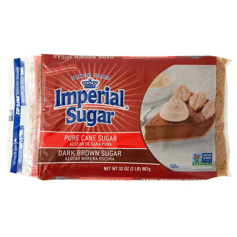 slide 1 of 1, Imperial Sugar Imperial Dark Brown Pure Cane Sugar- 32oz, 32 oz