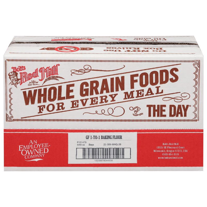 slide 2 of 5, Bob's Red Mill Gluten Free 1-to-1 Baking Flour - 44oz, 44 oz