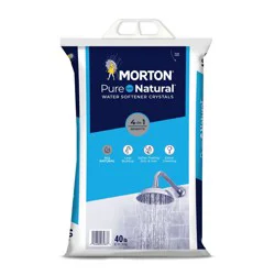 Pure and Natural Water Softener Salt Crystals - 40lbs - Morton