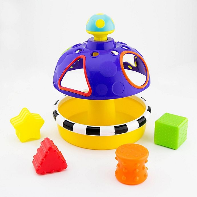 slide 6 of 7, Sassy Sort'n Spin Shape Sorter Stem Toy, 1 ct