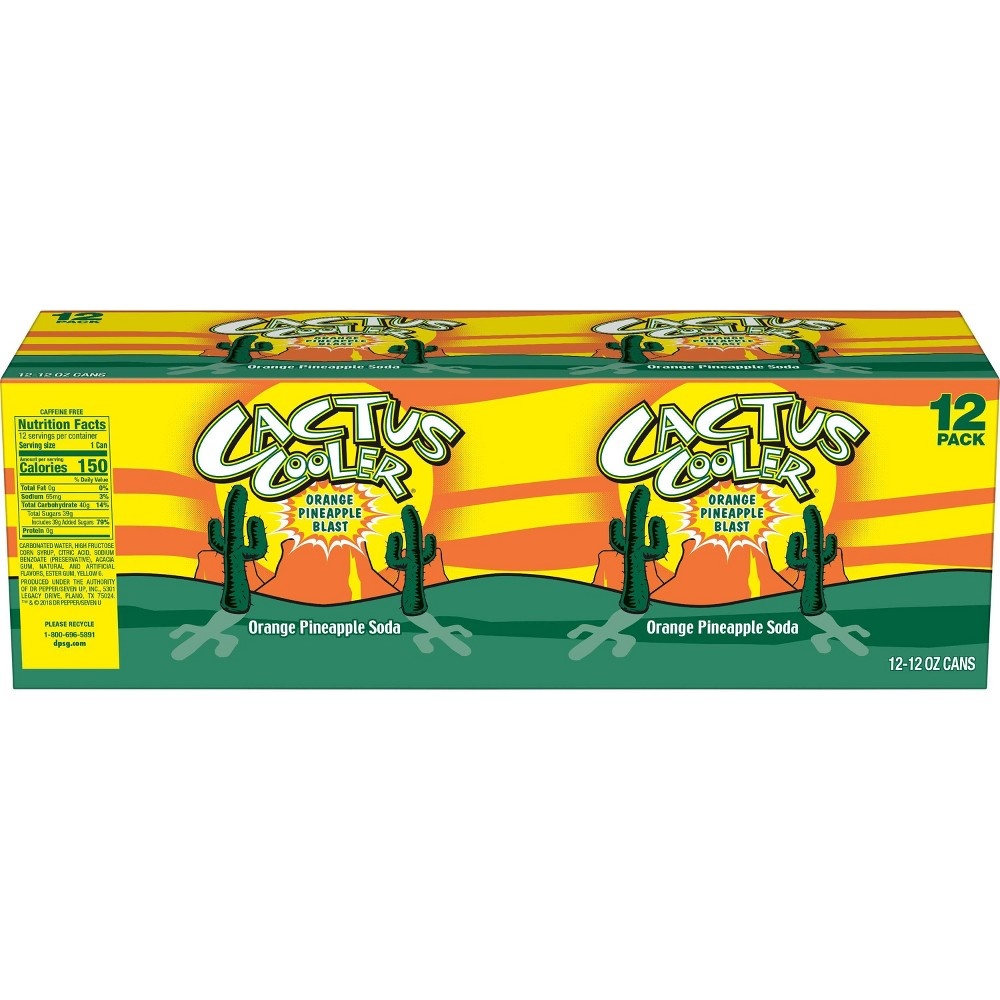 slide 6 of 6, Cactus Cooler Soda, 12 ct, 12 fl oz