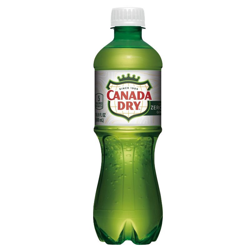 slide 9 of 13, Canada Dry Zero Sugar Ginger Ale Soda Bottles - 6pk/16.9 fl oz, 6 ct; 16.9 fl oz