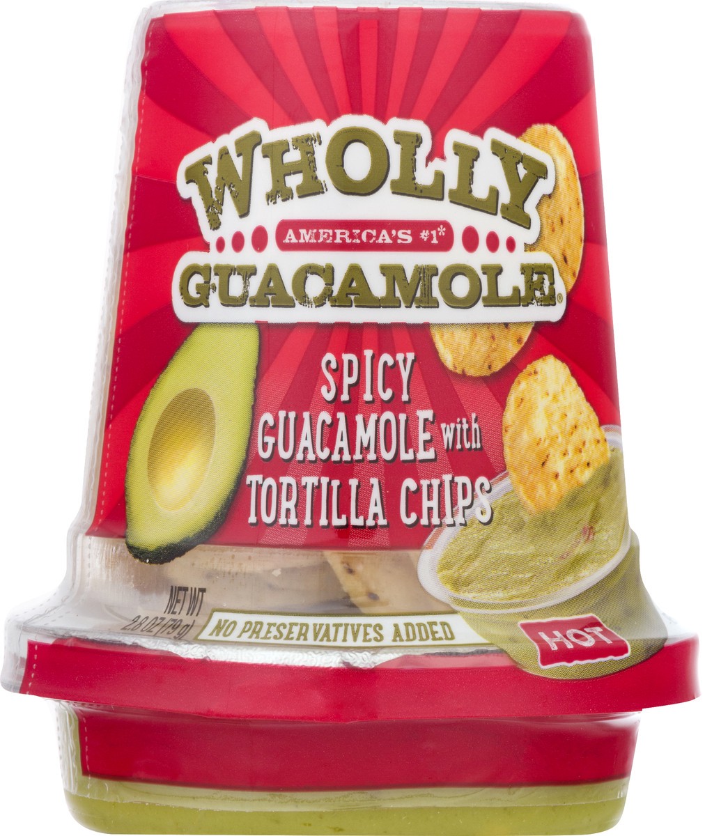 slide 6 of 9, Wholly Guacamole Snack Cup Spicy , 2.8 oz