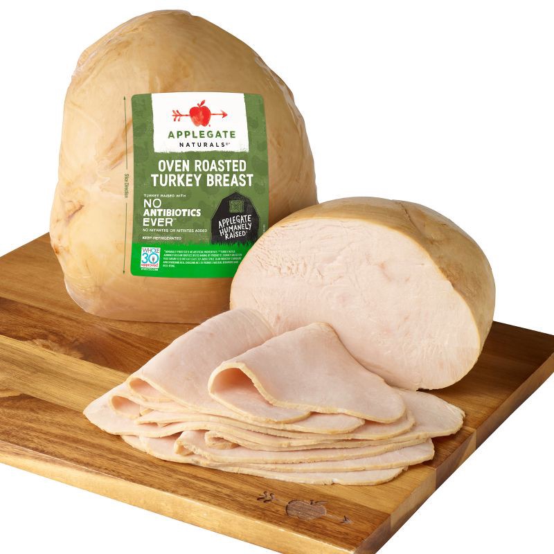 slide 2 of 4, Applegate Farms Applegate Naturals Oven Roasted Turkey Breast - Deli Fresh Sliced - price per lb, per lb