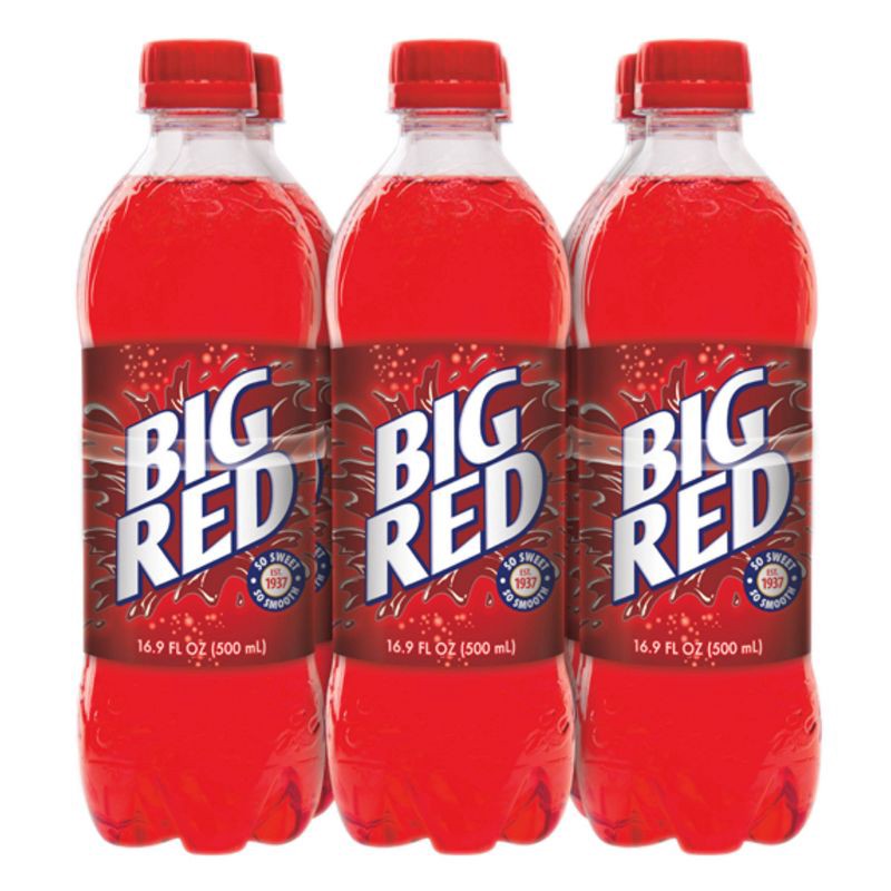 slide 5 of 8, Big Red Soda - 6pk/16.9 fl oz Bottles, 6 ct; 16.9 fl oz