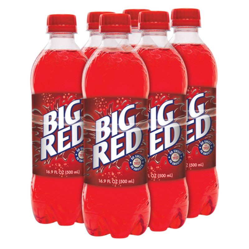 slide 6 of 8, Big Red Soda - 6pk/16.9 fl oz Bottles, 6 ct; 16.9 fl oz