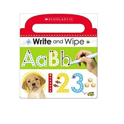 Write and Wipe ABC 123 Board Book By Scholastic