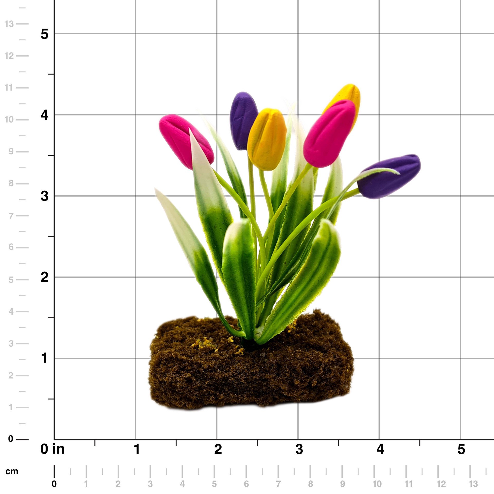 slide 4 of 4, Miniature Tulip Flower Plant With Base By Make Market, 4 in