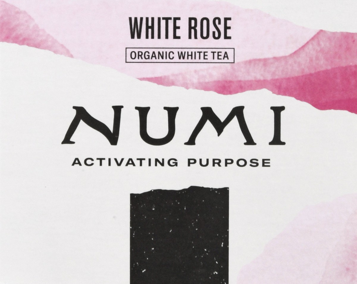 slide 4 of 12, Numi Organic Tea Bags White Rose White Tea 16 ea, 16 ct