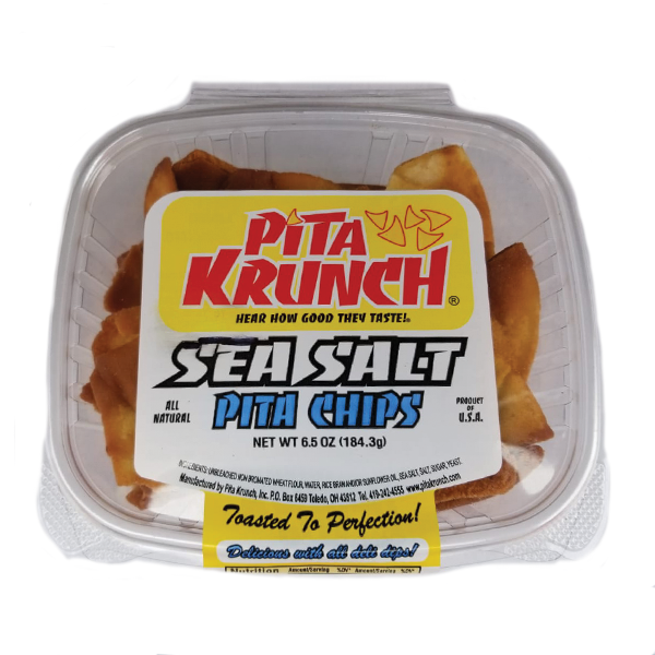 slide 1 of 1, Pita Krunch Sea Salt Pita Chips, 8.5 oz