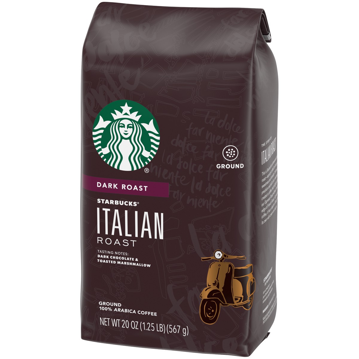 slide 2 of 13, Starbucks Ground Italian Roast - 18 oz, 18 oz