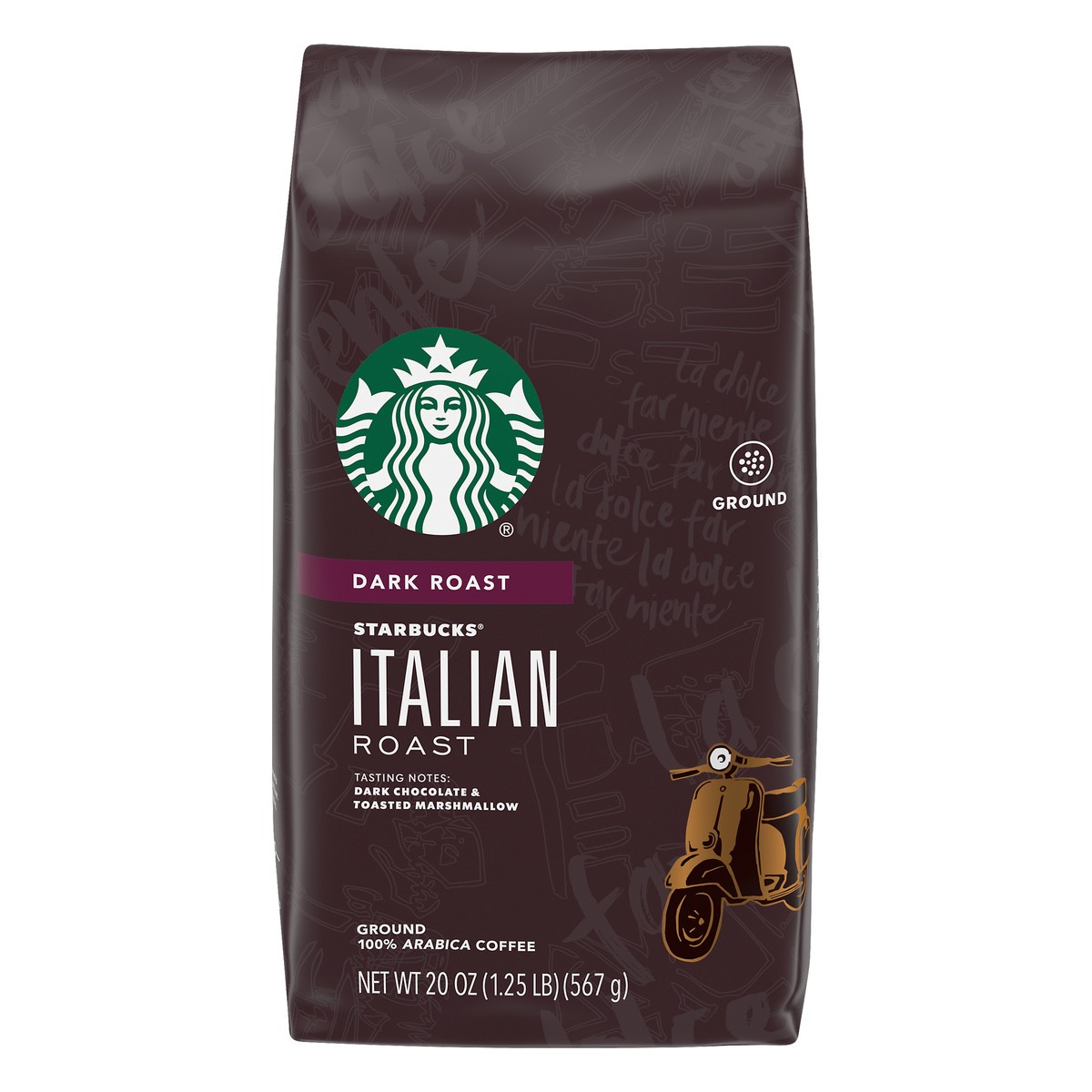 slide 3 of 13, Starbucks Ground Italian Roast - 18 oz, 18 oz