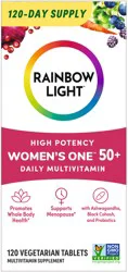 Rainbow Light Women’s One 50 Plus High-Potency Daily Multivitamin
