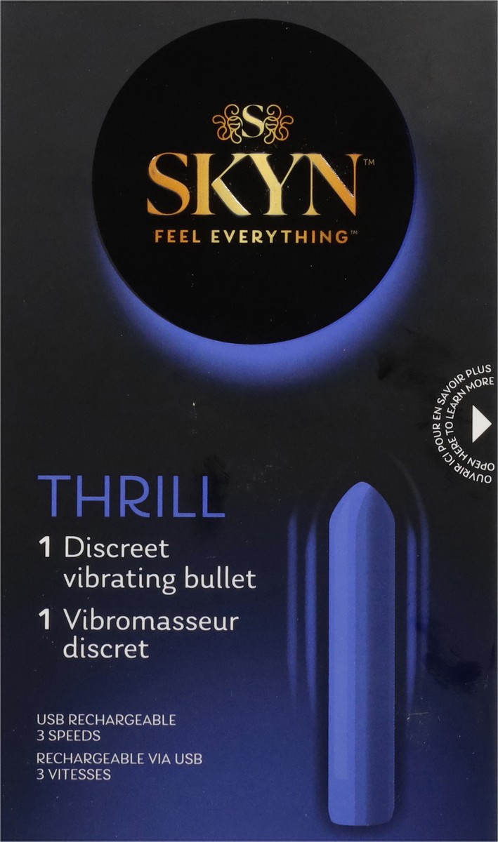 slide 11 of 12, SKYN Thrill Discreet Vibrating Bullet 1 ea, 1 ct