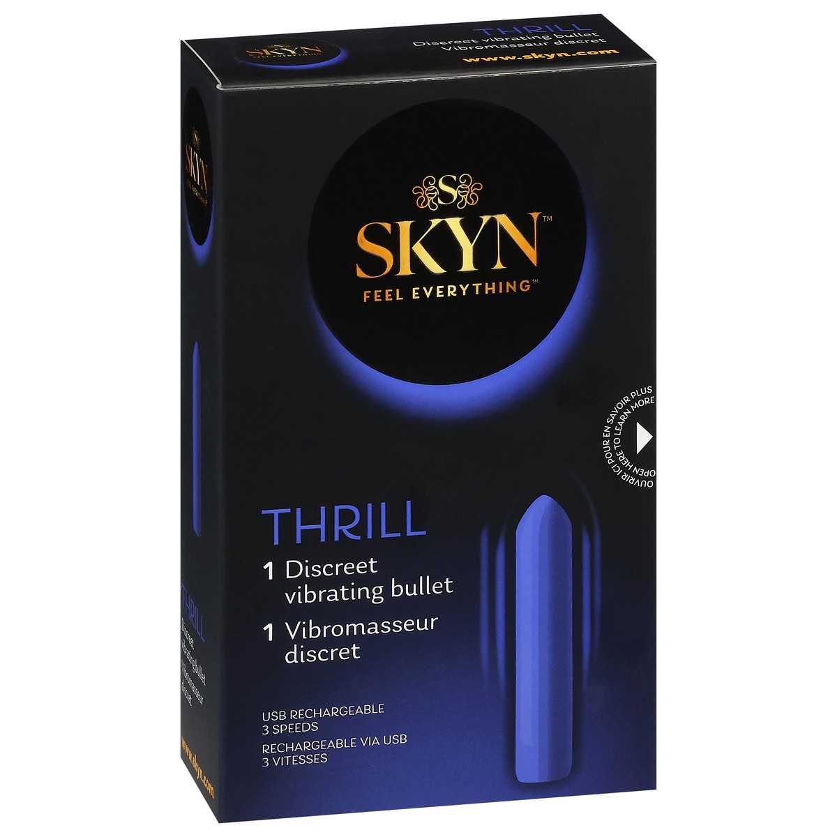 slide 5 of 12, SKYN Thrill Discreet Vibrating Bullet 1 ea, 1 ct