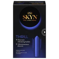 SKYN Thrill Discreet Vibrating Bullet 1 ea
