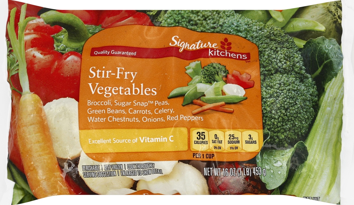 slide 3 of 5, Signature Kitchens Vegetables Stir-Fry, 16 oz